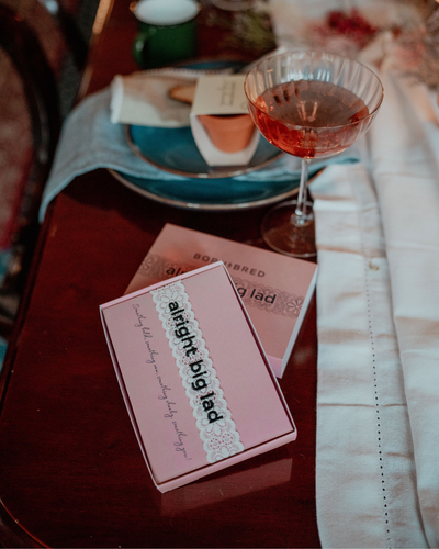 alright big lad wedding garter