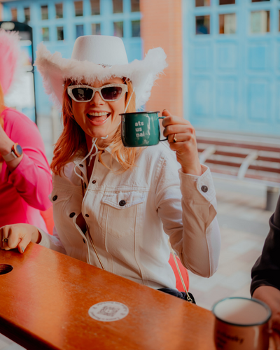 Ats Us Nai Enamel Mug | Born & Bred