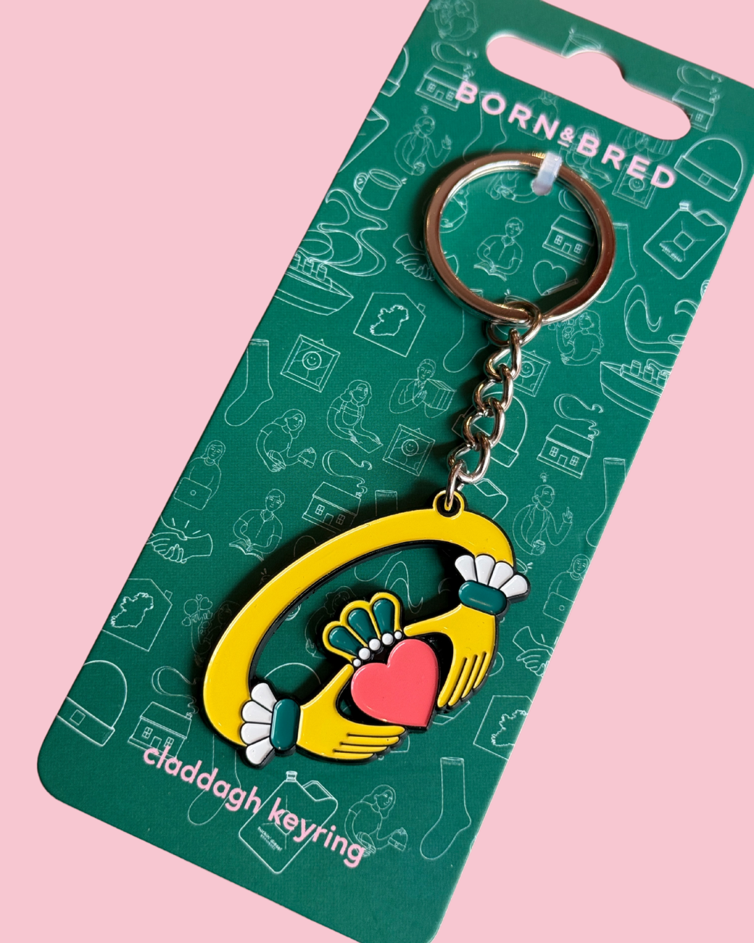 Claddagh Keyring | Born & Bred