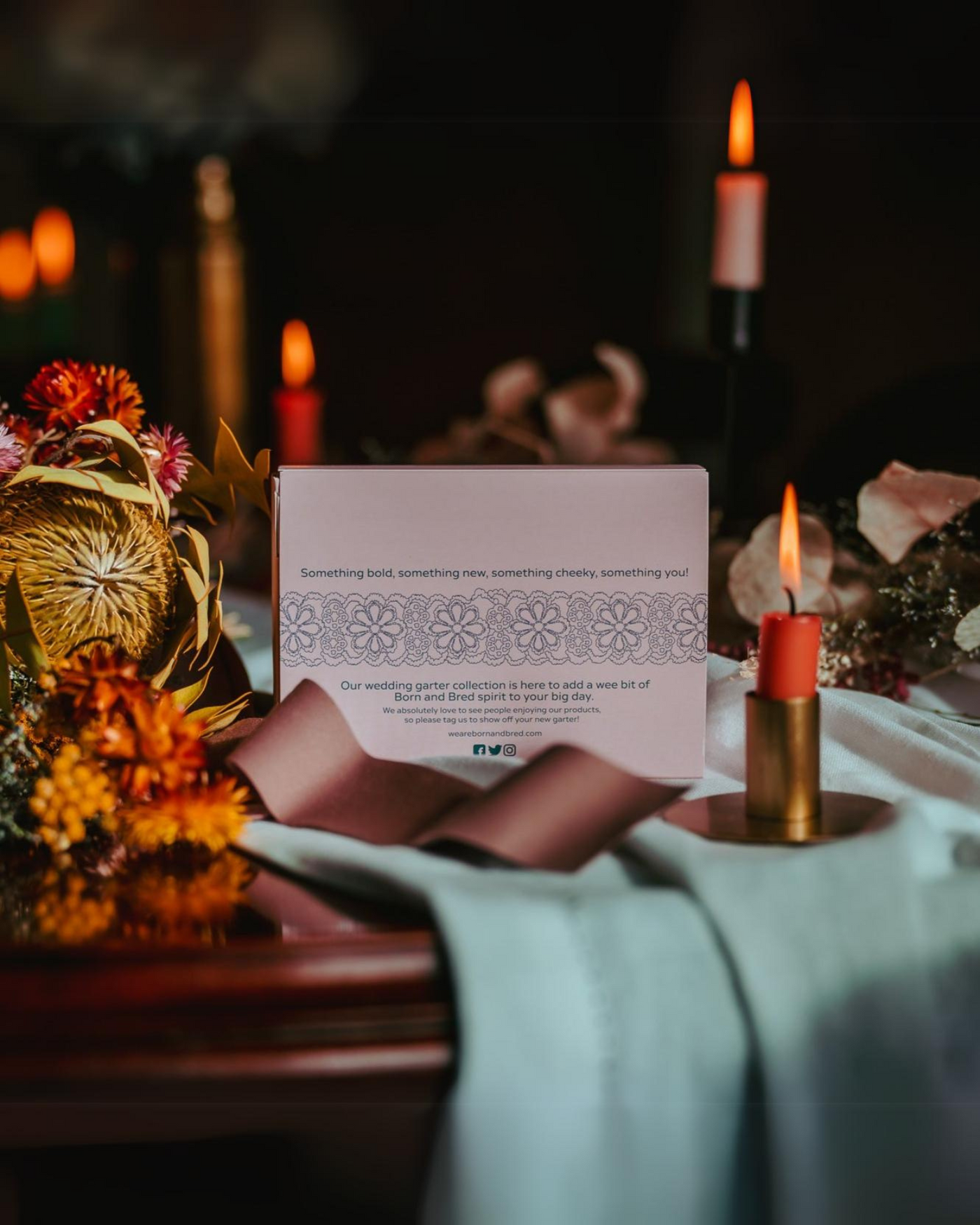 'alright big lad' Wedding Garter | Born & Bred