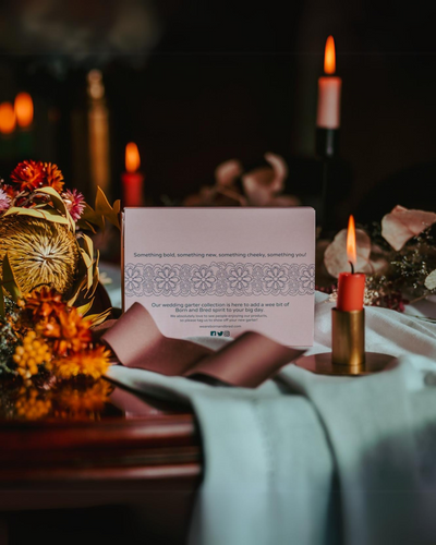 'alright big lad' Wedding Garter | Born & Bred