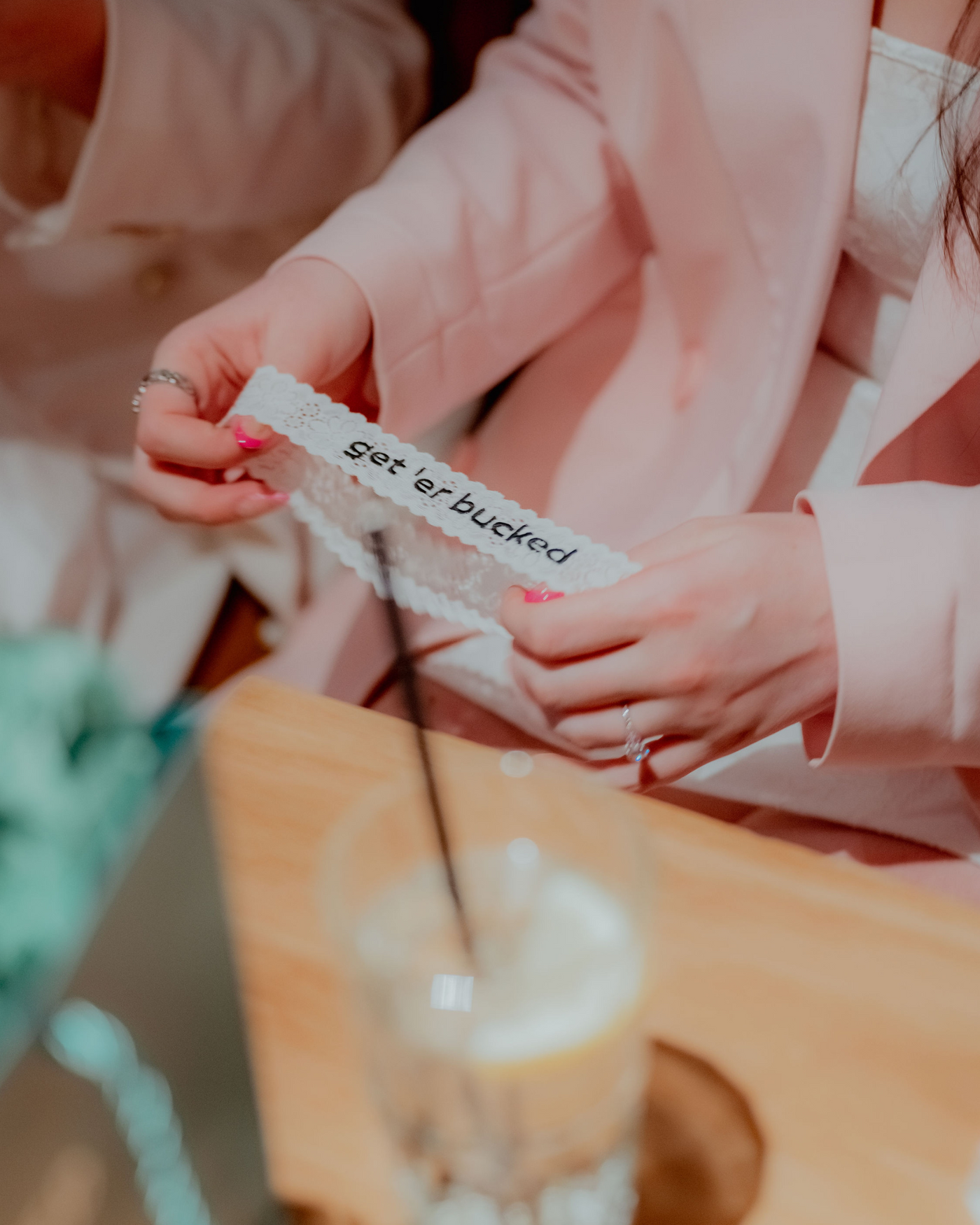 'get 'er bucked' Wedding Garter  | Born & Bred