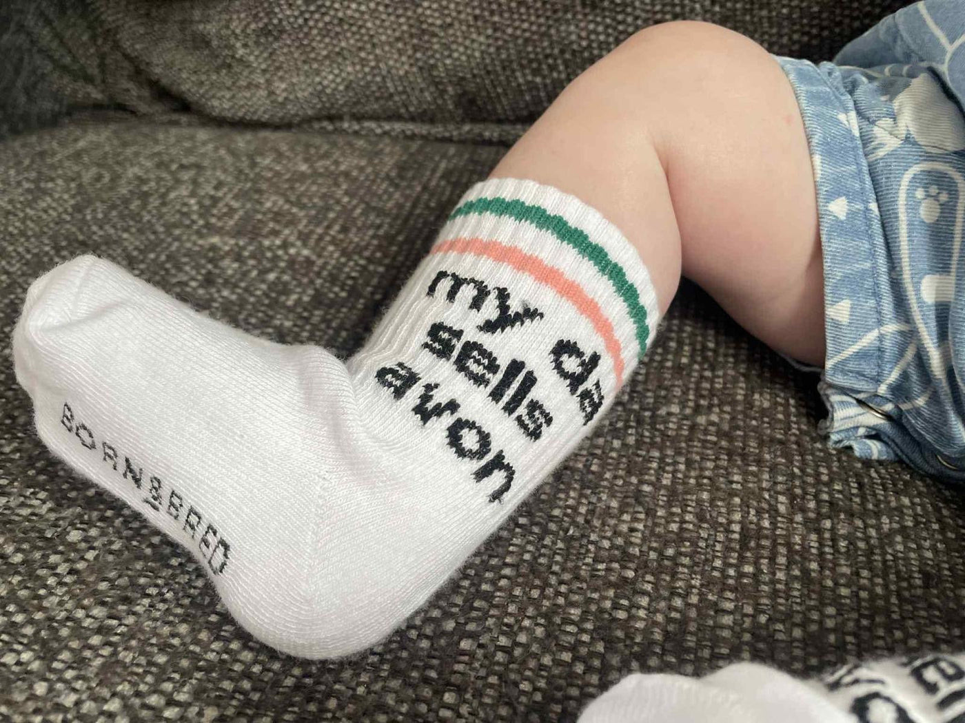 My Da Sells Avon Baby Socks | Born & Bred