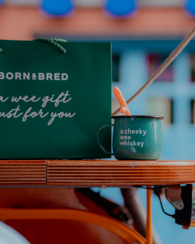 A Cheeky Wee Whiskey Enamel Mug | Born & Bred