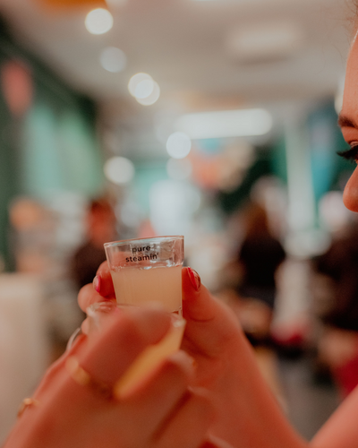 Pure Steamin' Shot Glass | Born & Bred