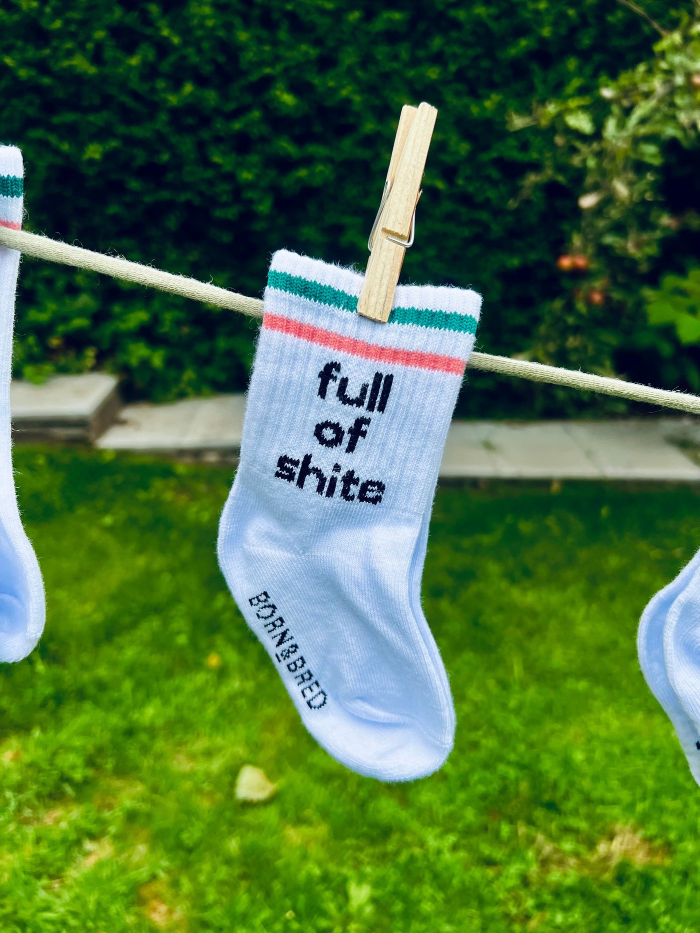 Full Of Shite Baby Socks | Born & Bred
