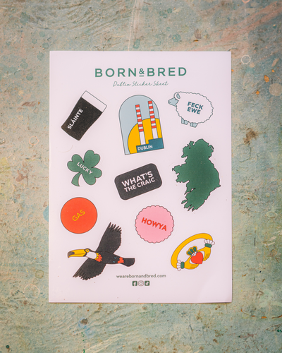 Dublin Sticker Sheet | Born & Bred