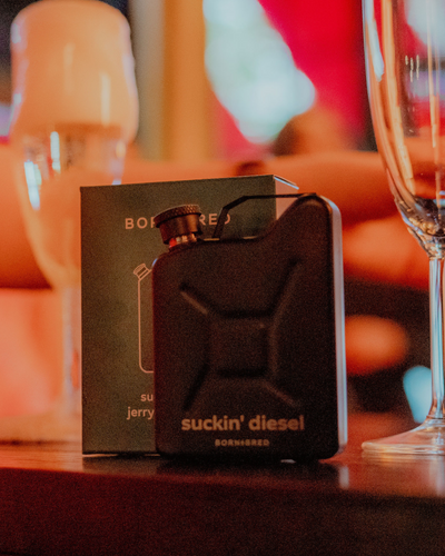 'Suckin' Diesel' Jerry Can Hip Flask | Born & Bred