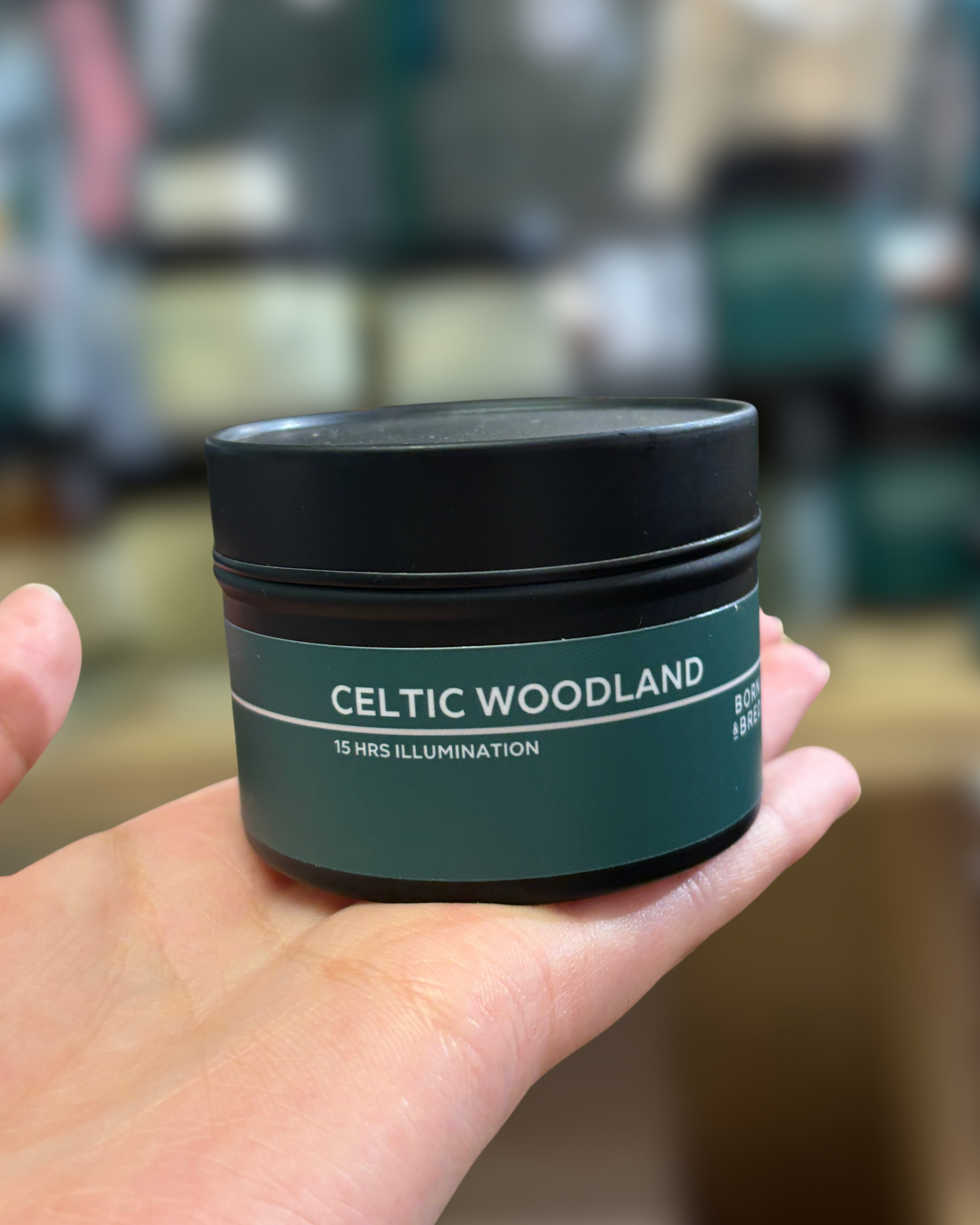 Mini Celtic Woodland Candle | Born & Bred