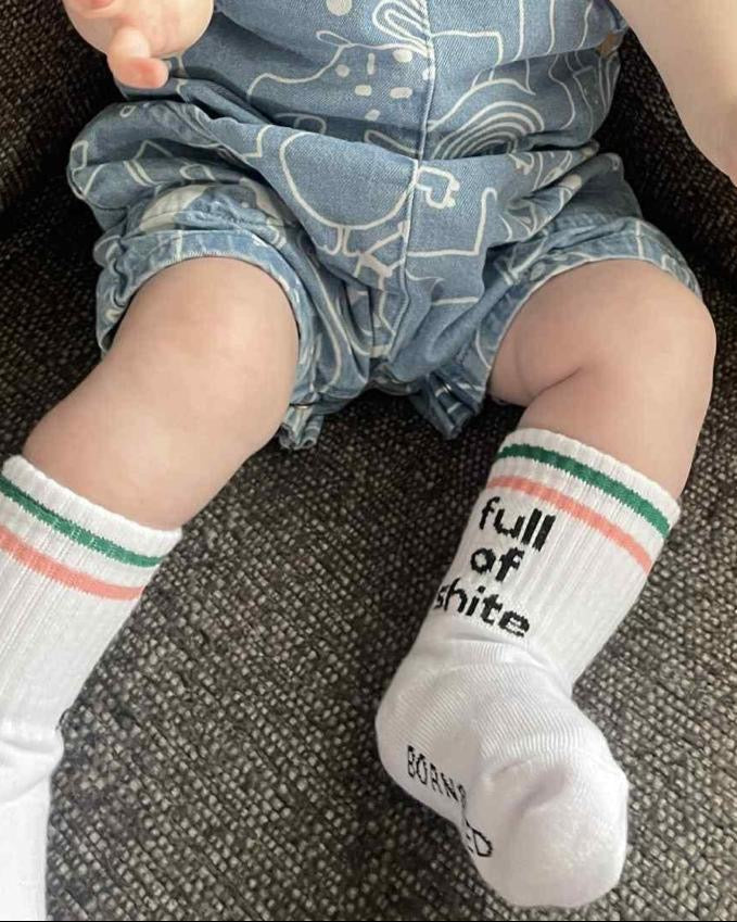 Full Of Shite Baby Socks | Born & Bred
