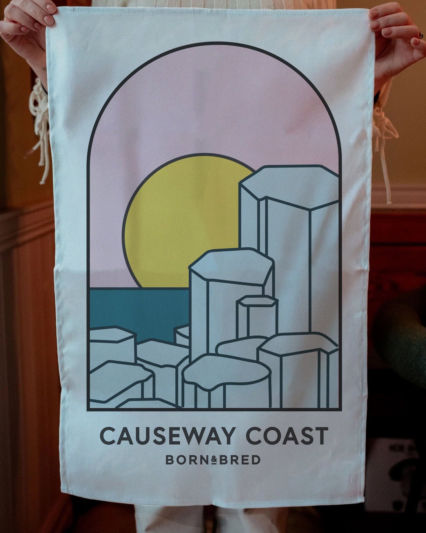 Causeway Coast Tea Towel | Born & Bred