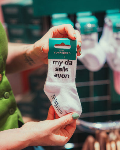 My Da Sells Avon Baby Socks | Born & Bred