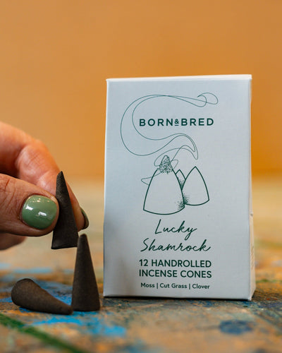 Lucky Shamrock Incense Cones | Born & Bred