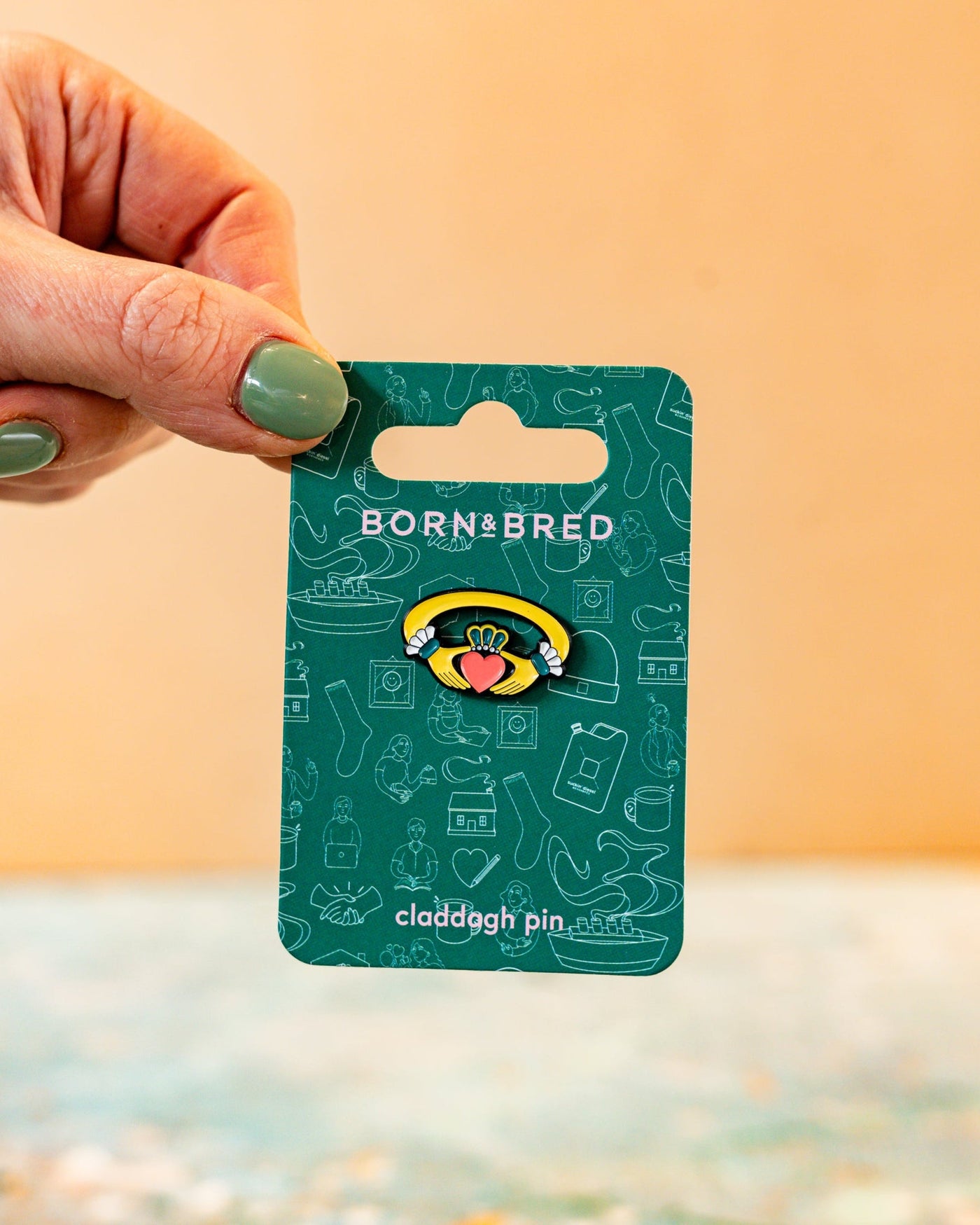 Claddagh Pin | Born & Bred