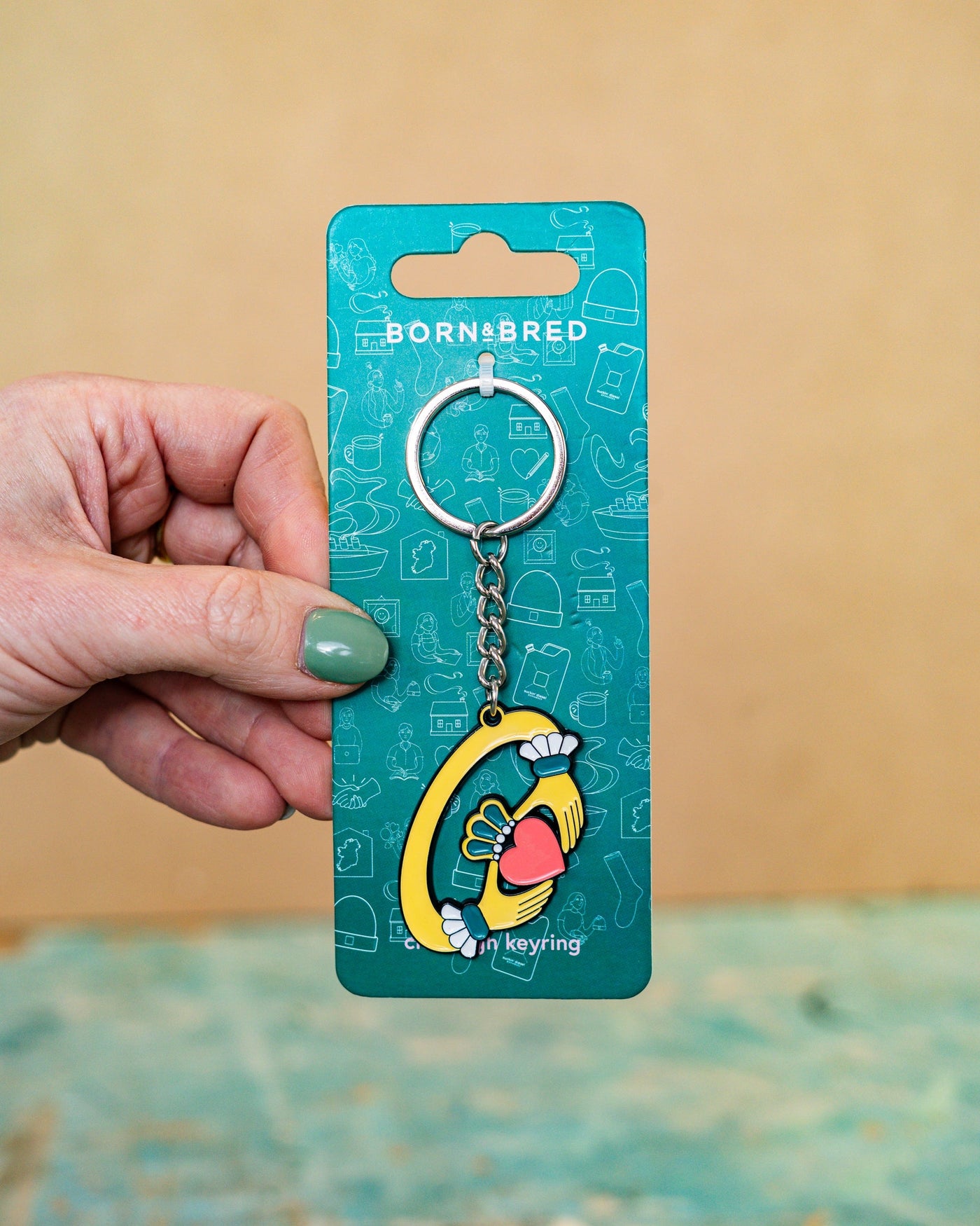 Claddagh Keyring | Born & Bred