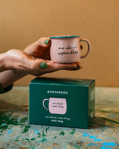 Mo Chéad Cupán Beag Mug Enamel Mini Mug | Born & Bred