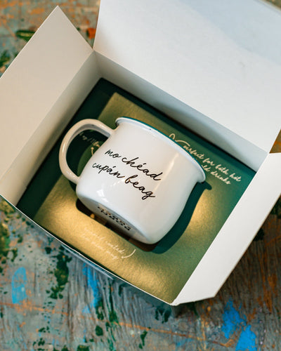 Mo Chéad Cupán Beag Mug Enamel Mini Mug | Born & Bred