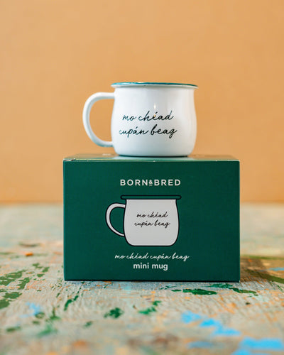 Mo Chéad Cupán Beag Mug Enamel Mini Mug | Born & Bred