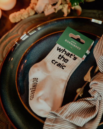 What's The Craic Baby Socks | Born & Bred