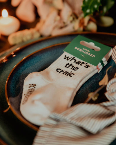 What's The Craic Baby Socks | Born & Bred