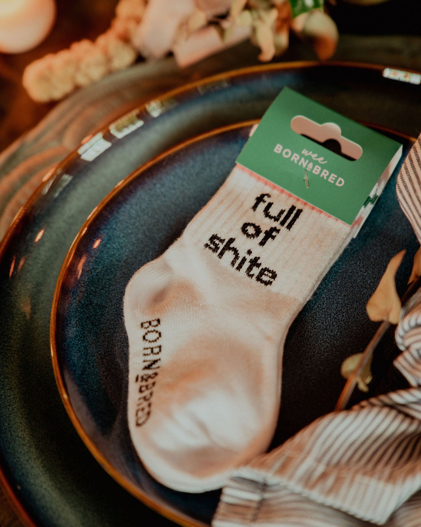 Full Of Shite Baby Socks | Born & Bred