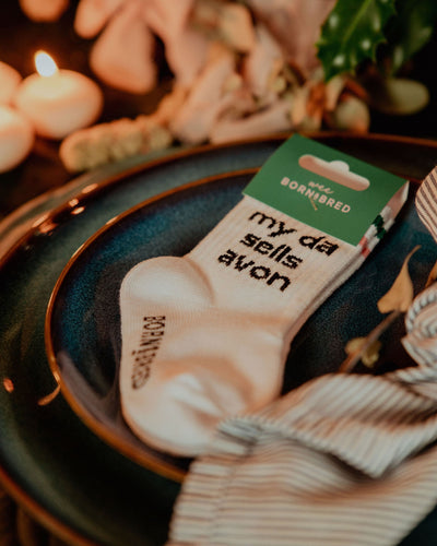 My Da Sells Avon Baby Socks | Born & Bred