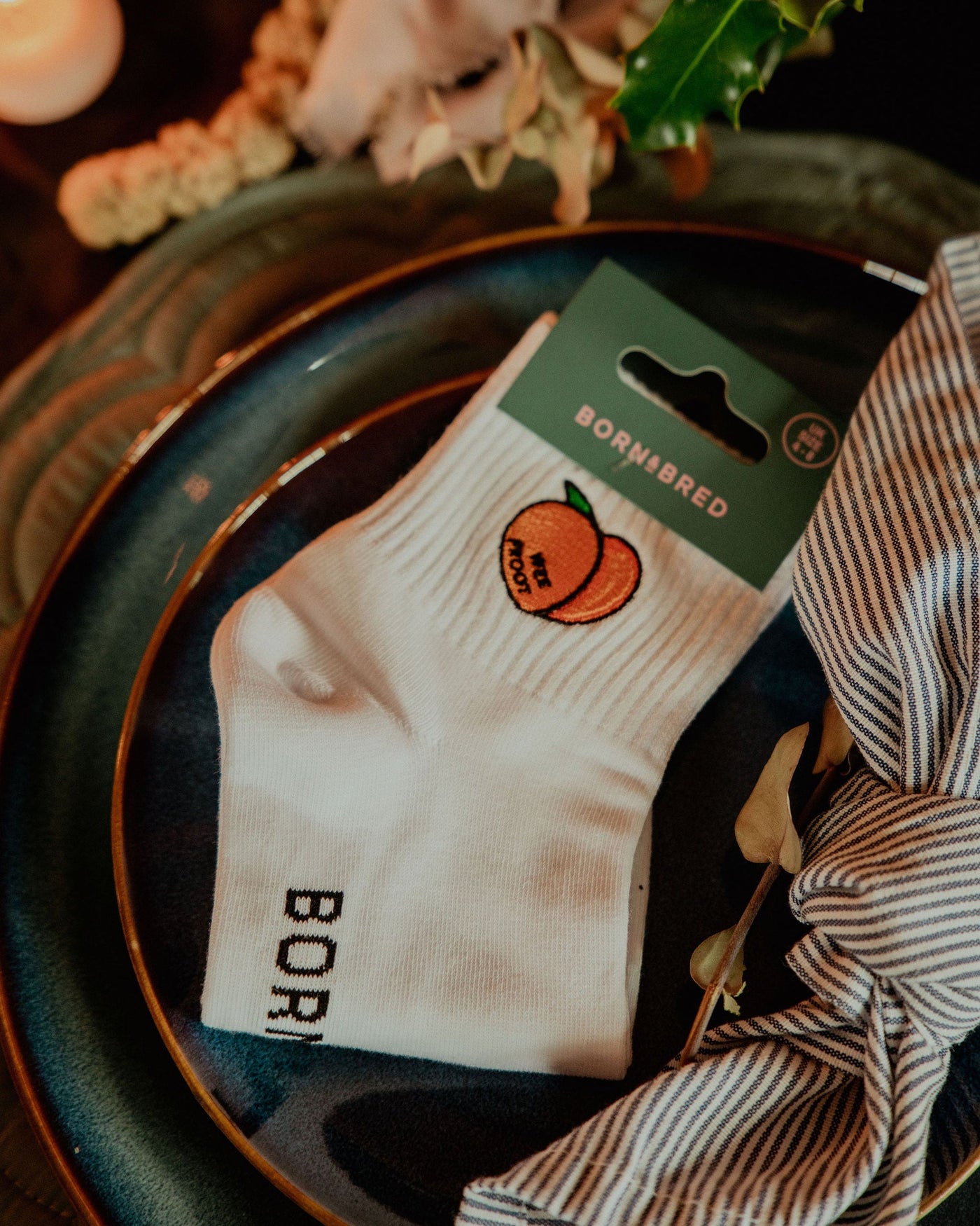 Wee Froot Peach Ankle Socks | Born & Bred