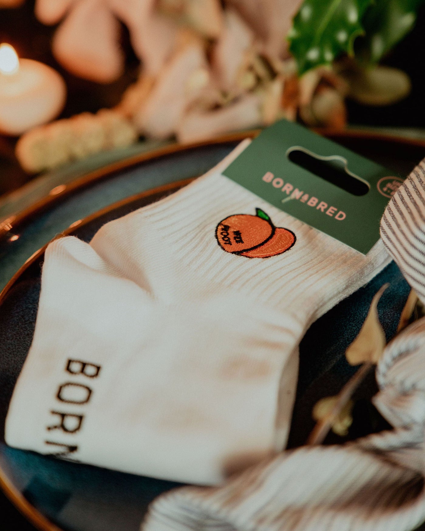 Wee Froot Peach Ankle Socks | Born & Bred