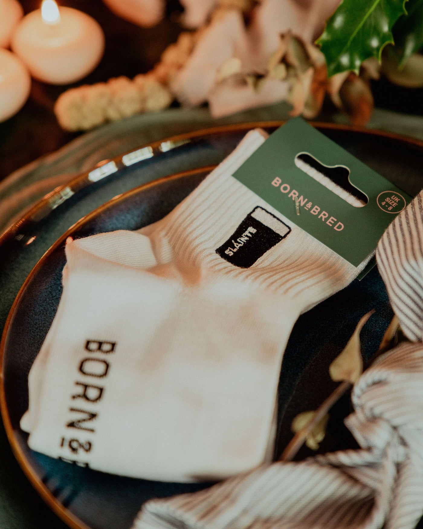 Sláinte Pint Ankle Socks | Born & Bred