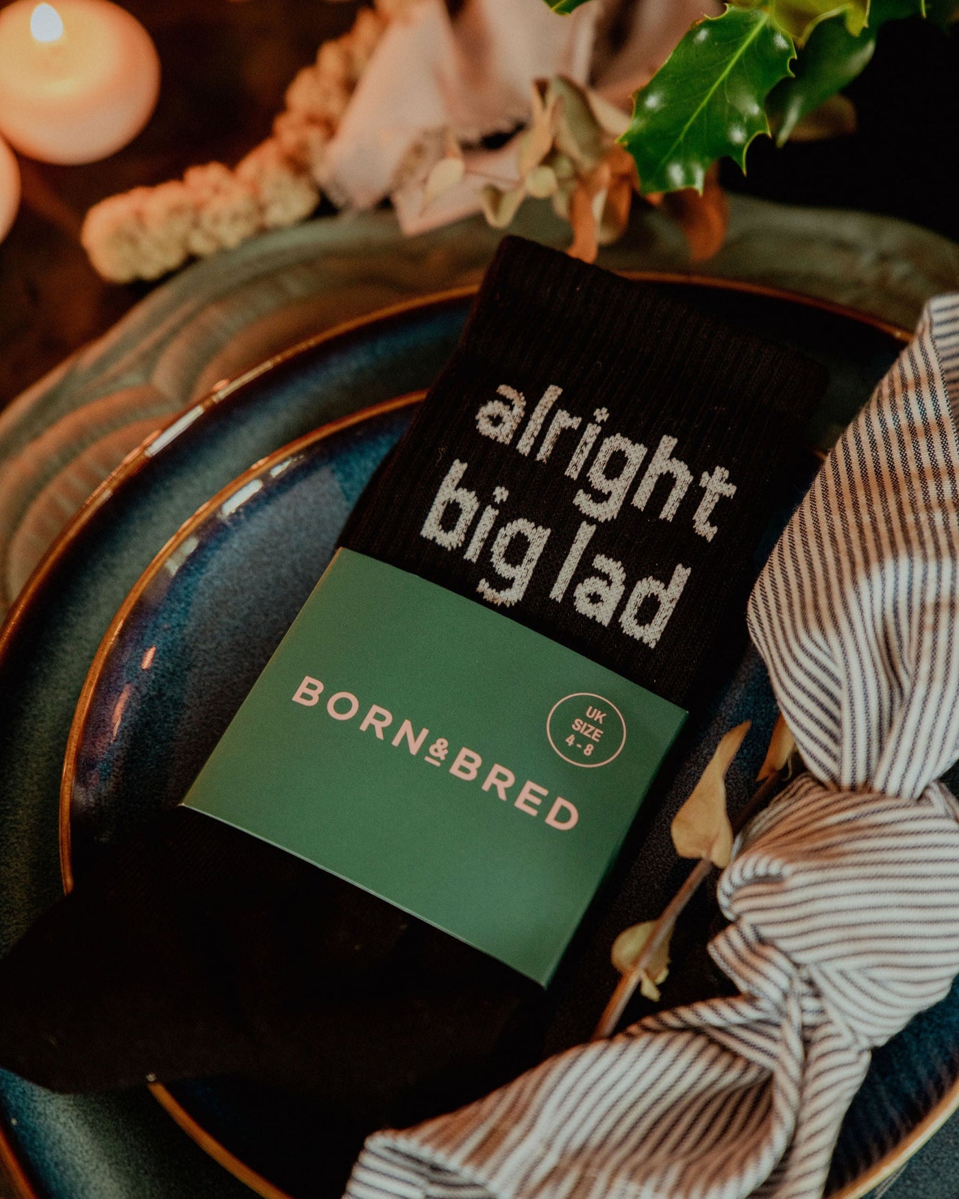 Alright Big Lad Socks | Born & Bred