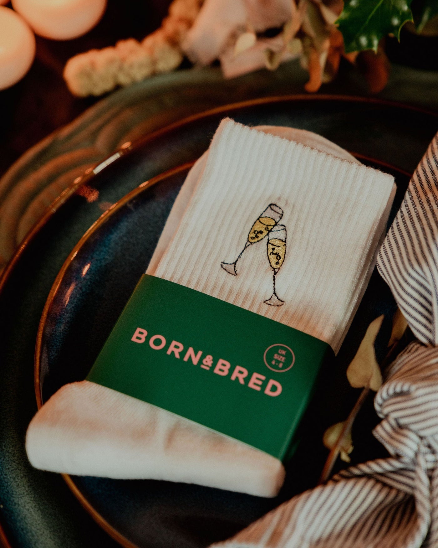Prosecco Socks | Born & Bred