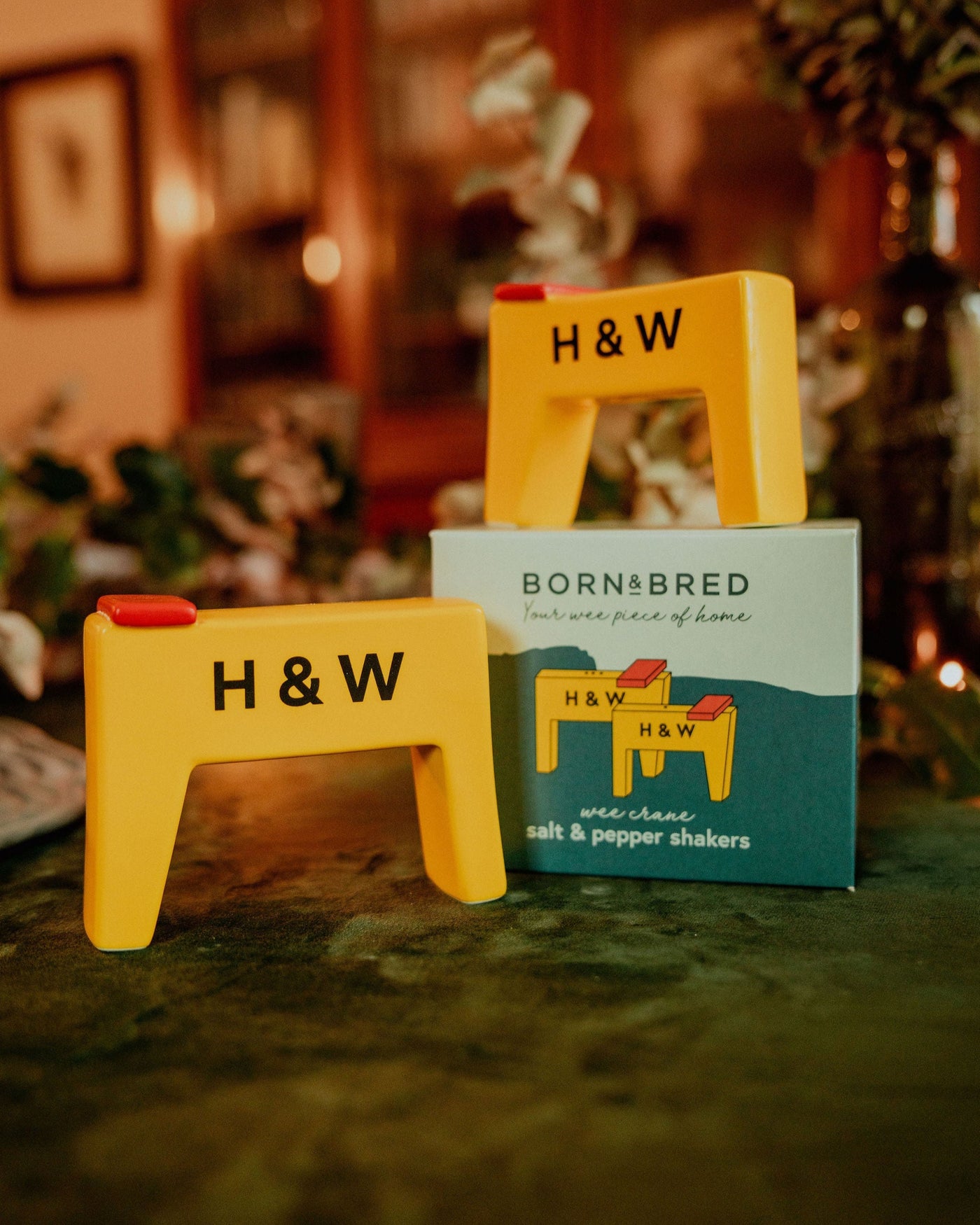 H&W Cranes Salt & Pepper Shakers | Born & Bred