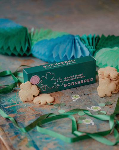 Shamrock Shaped Shortbread Biscuits | Born & Bred
