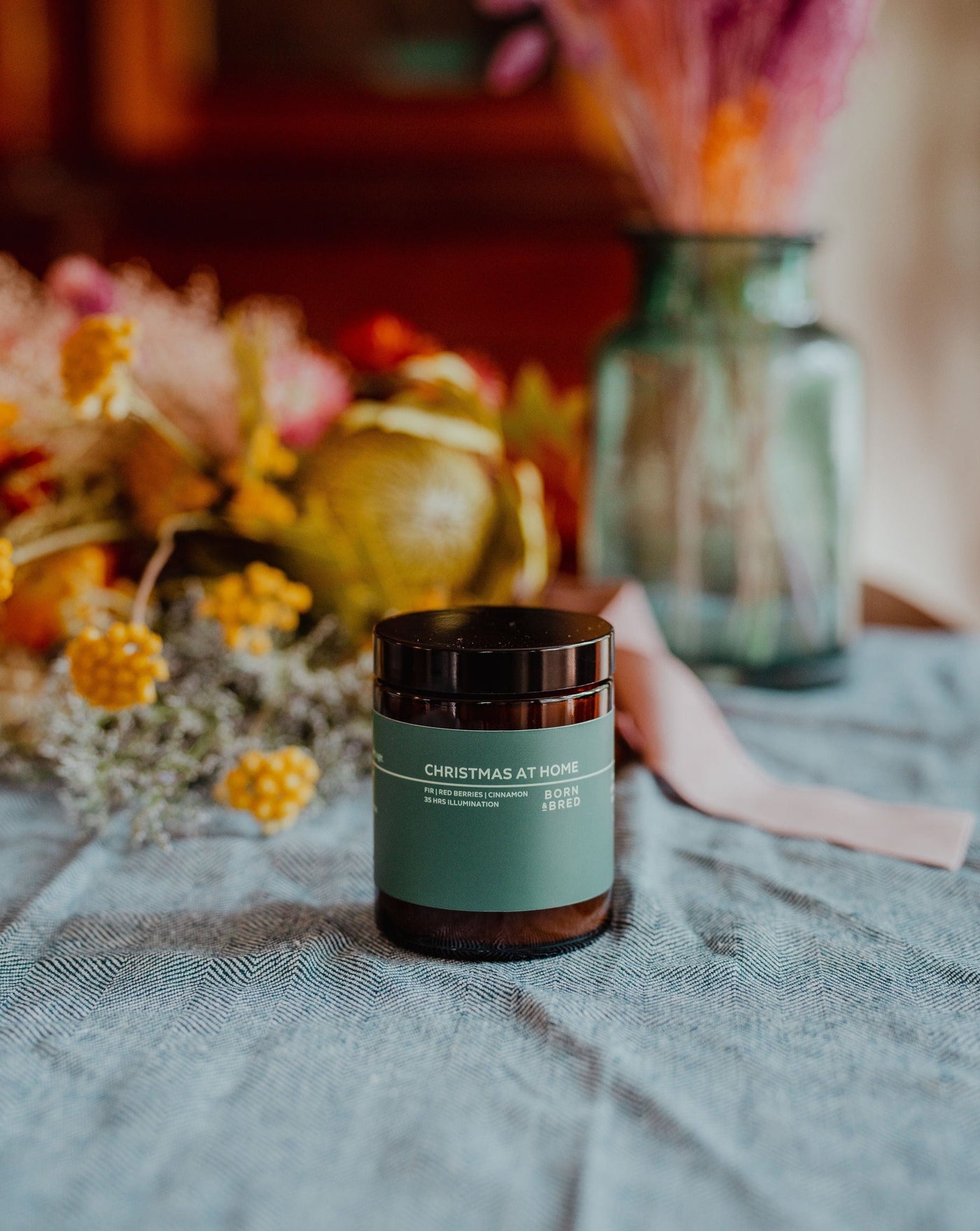 Christmas at Home Candle 250g | Born & Bred