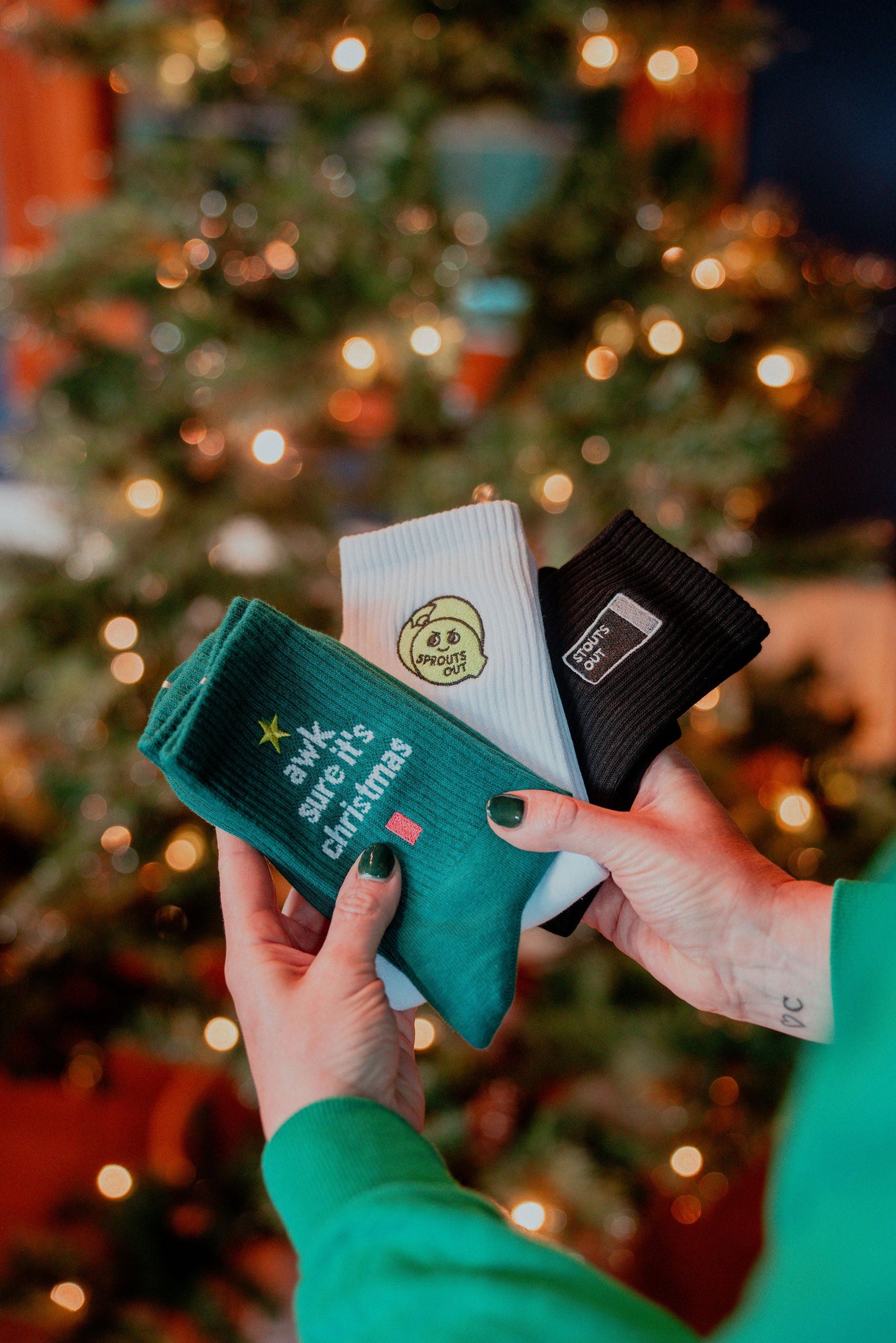 Awk Sure It's Christmas Socks | Born & Bred