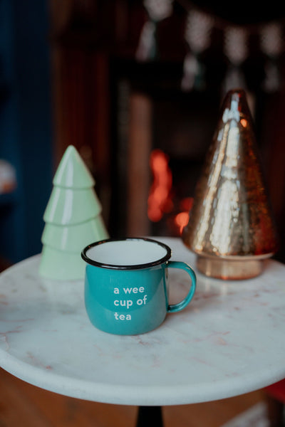 A Wee Cup of Tea Enamel Mug | Born & Bred