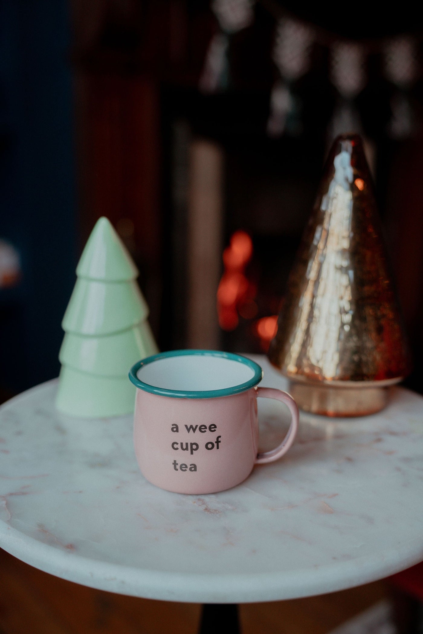 A Wee Cup of Tea Enamel Mug | Born & Bred