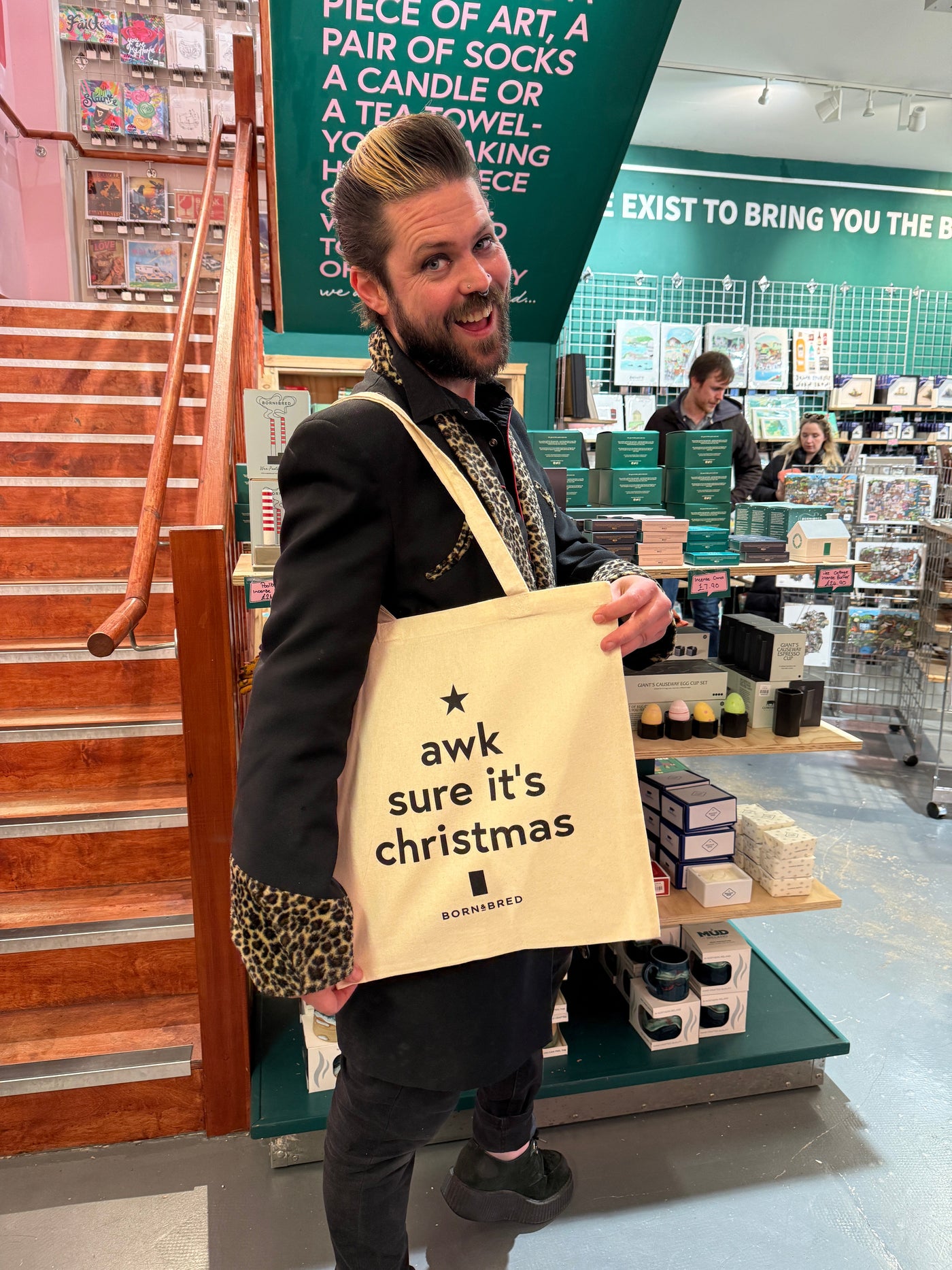 Awk Sure It’s Christmas Tote Bag | Born & Bred