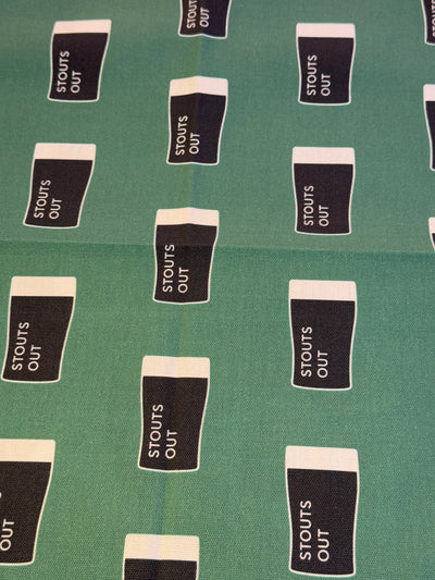 Stouts Out Tea Towel | Born & Bred