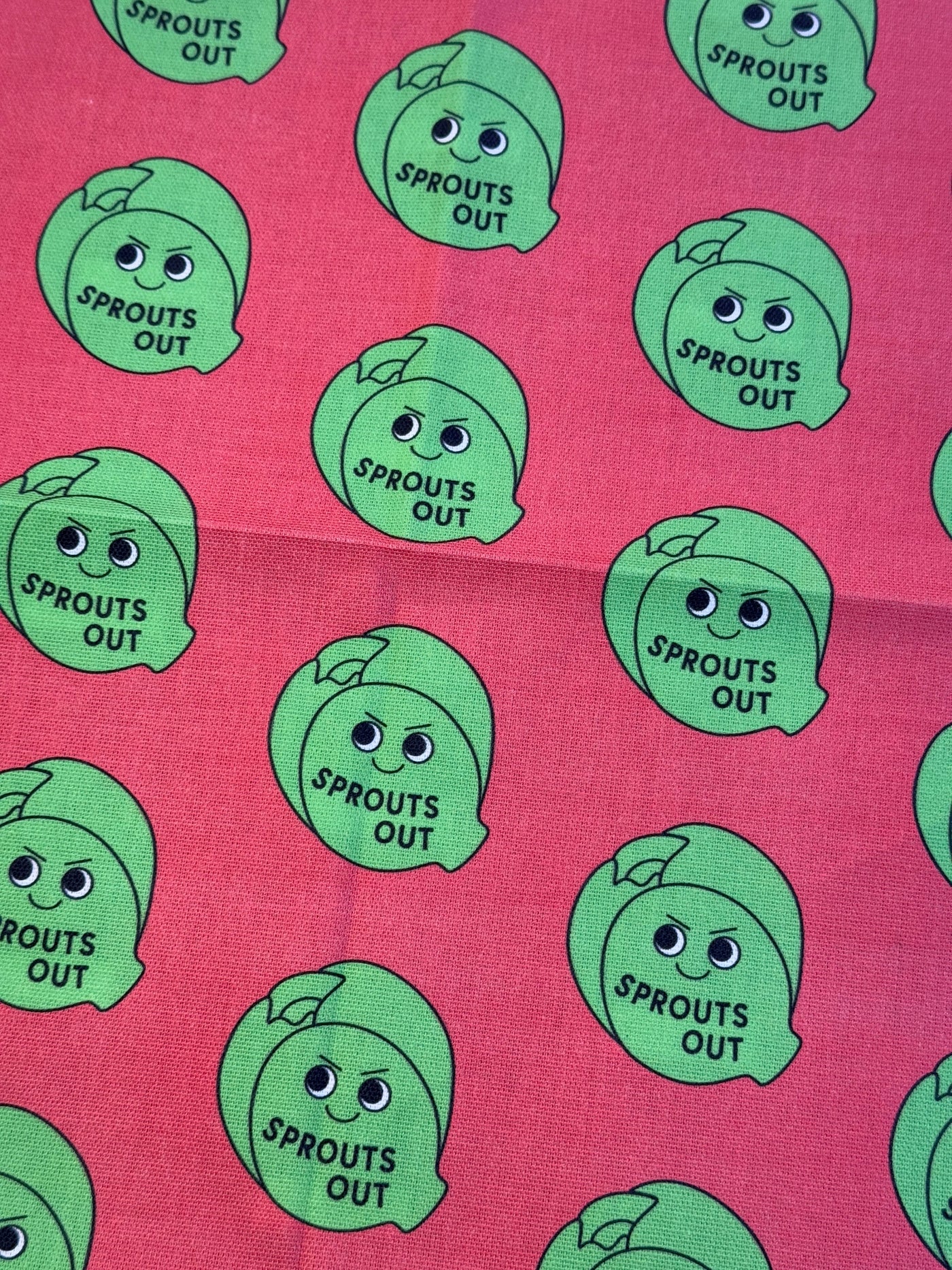 Sprouts Out Tea Towel | Born & Bred