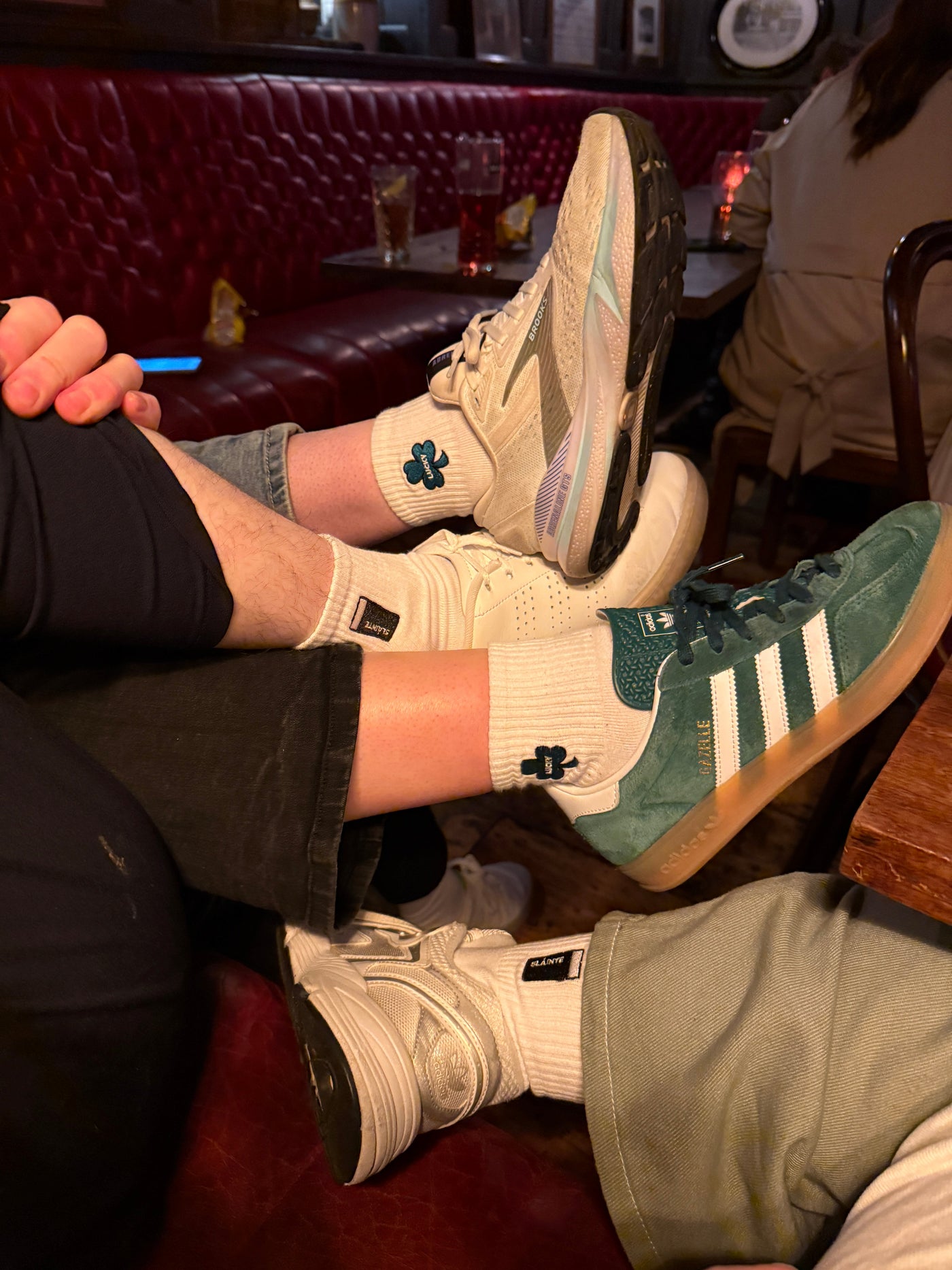 Lucky Shamrock Ankle Socks | Born & Bred
