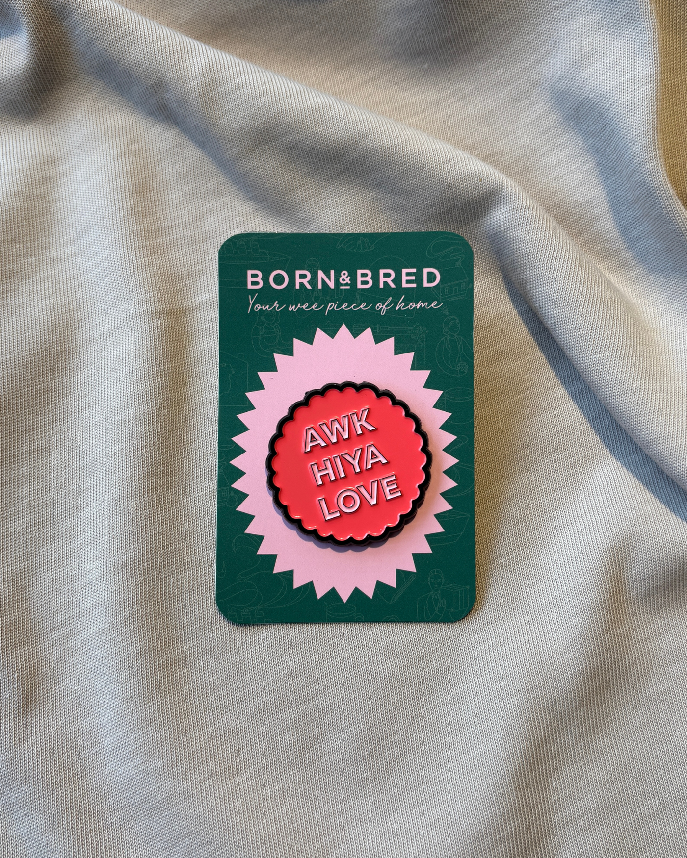 Awk Hiya Love Pin | Born and Bred