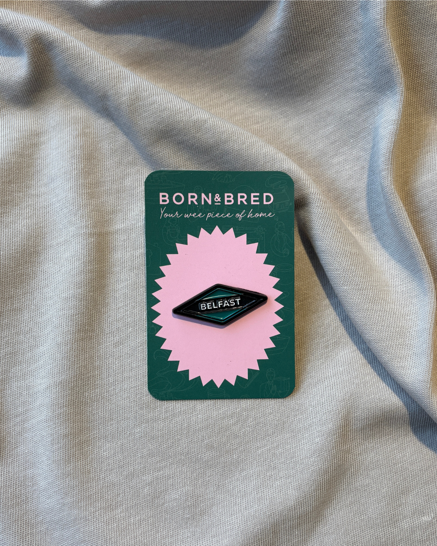 Belfast Sign Pin | Born and Bred
