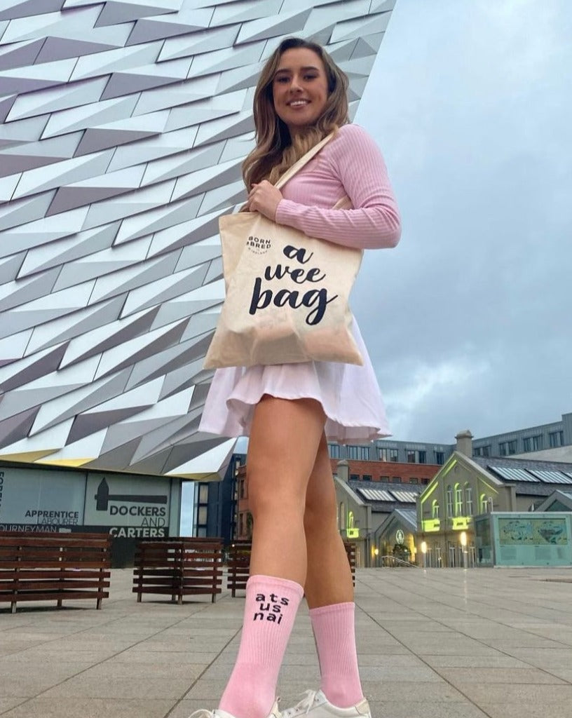 Ats Us Nai Pink Sock 